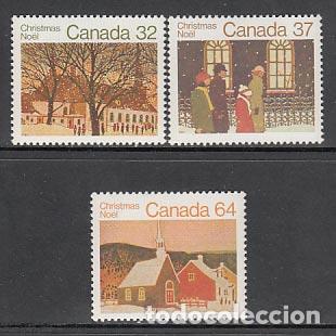 Selos: Canada - Correo 1983 Yvert 862/4 ** Mnh Navidad