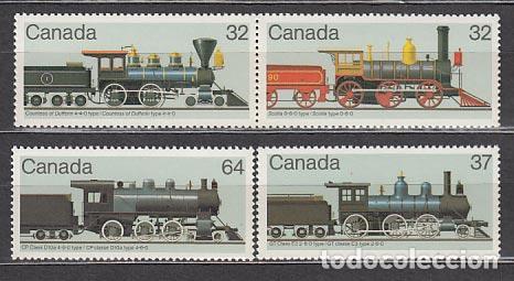 Selos: Canada - Correo 1984 Yvert 895/8 ** Mnh Trenes