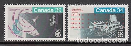 Selos: Canada - Correo 1986 Yvert 947/8 ** Mnh Exposici&oacute;n Filatelica