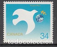 Selos: Canada - Correo 1986 Yvert 970 ** Mnh A&ntilde;o de la Paz