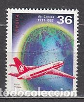 Selos: Canada - Correo 1987 Yvert 1019 ** Mnh Avi&oacute;n