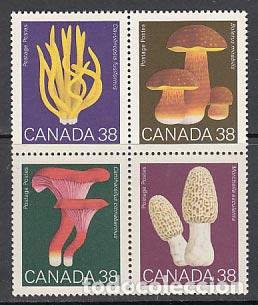 Selos: Canada - Correo 1989 Yvert 1104/7 ** Mnh Setas