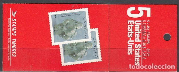 Selos: Canada - Correo 1990 Yvert 1162a Carnet ** Mnh Navidad