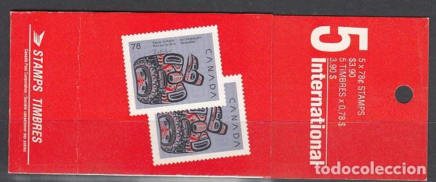 Selos: Canada - Correo 1990 Yvert 1163a Carnet ** Mnh Navidad