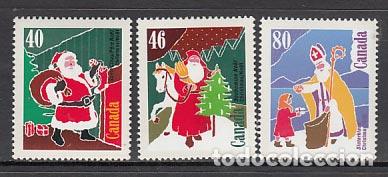 Selos: Canada - Correo 1991 Yvert 1213/5 ** Mnh Navidad