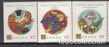 Selos: Canada - Correo 1992 Yvert 1289/91a ** Mnh Navidad