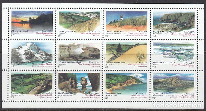 Selos: Canada - Correo 1993 Yvert 1316/27 ** Mnh Paisajes