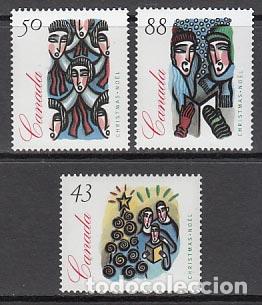 Selos: Canada - Correo 1994 Yvert 1394/6 ** Mnh Navidad