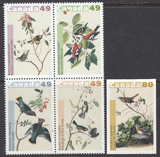 Selos: Canada - Correo 2004 Yvert 2076/80 ** Mnh Fauna aves