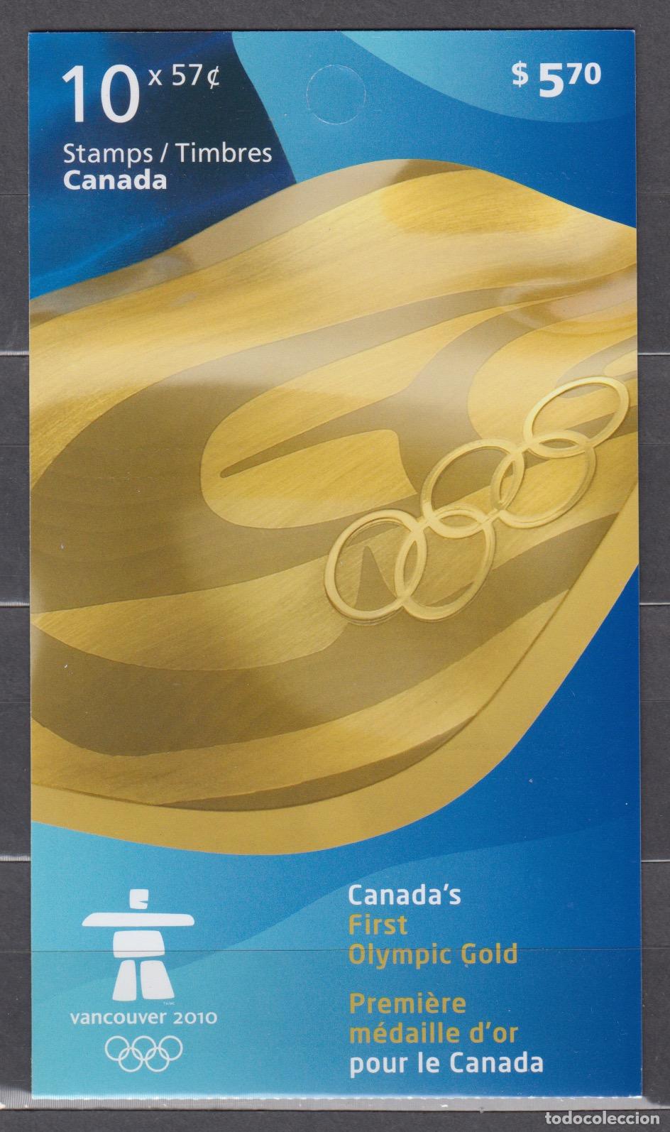 Selos: Canada Correo 2010 Yvert 2499 Carnet ** Mnh Deportes - Olimpiada de Invierno Van