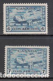 Selos: Canada - Aereo Yvert 7/8 ** Mnh Avi&oacute;n