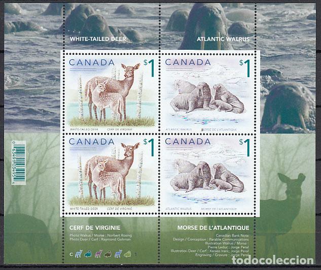 Selos: Canada - Hojas Yvert 79 ** Mnh Fauna