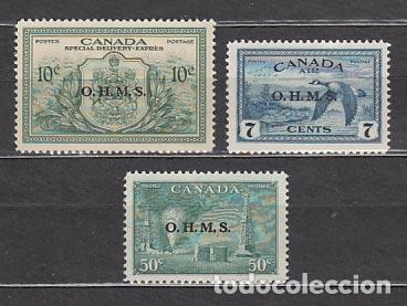 Selos: Canada - Servicio Yvert 13/5 ** Mnh