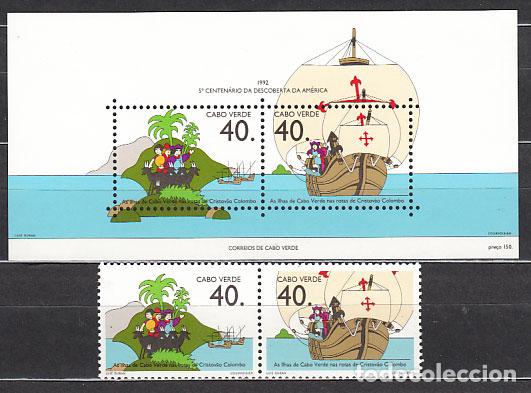 Selos: Cabo Verde - Correo Yvert 613/4+Hb 17 ** Mnh Barcos