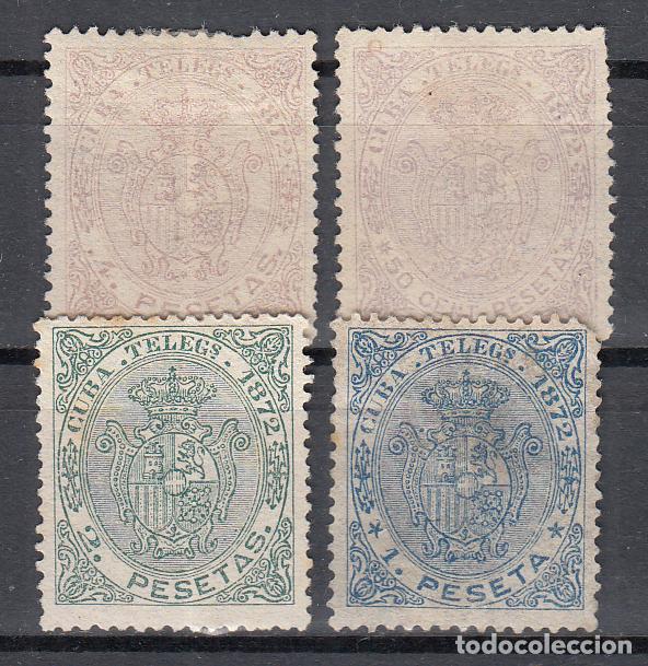 Selos: Cuba Telegrafos 1872 Edifil 21/4 (*) Mng