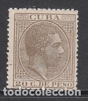 Francobolli: Cuba Sueltos 1883 Edifil 104 * Mh Bonito