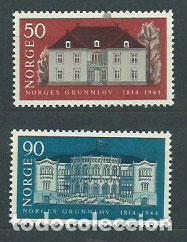 Francobolli: Noruega - Correo 1964 Yvert 473/4 ** Mnh