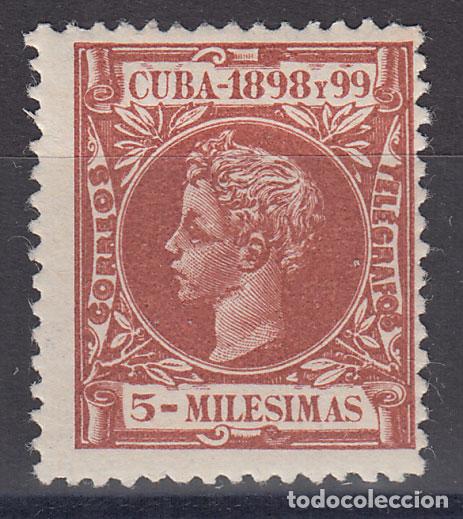 Timbres: Cuba Sueltos 1898 Edifil 158 * Mh