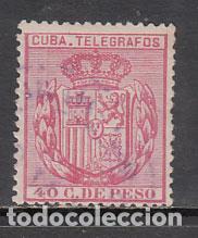 Francobolli: Cuba Sueltos Telegrafos Edifil 84 usado