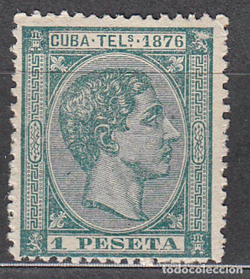 Francobolli: Cuba Sueltos Telegrafos Edifil 35 (*) Mng