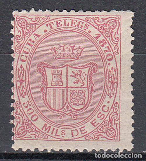 Francobolli: Cuba Sueltos Telegrafos Edifil 8 * Mh