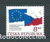 Stamps: Chequia - Correo 1995 Yvert 61 ** Mnh Banderas
