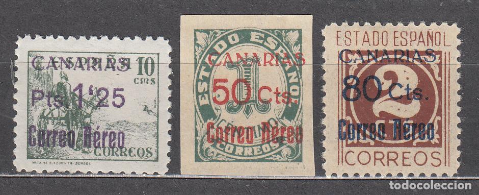 Stamps: Canarias Correo 1938 Edifil 37/39 * Mh