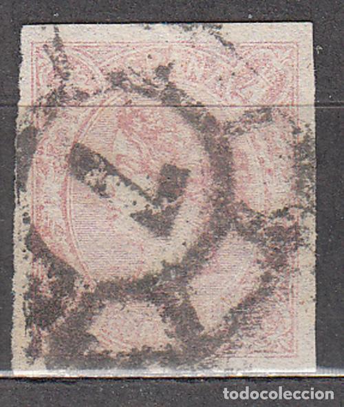 Stamps: Espa&ntilde;a Cl&aacute;sicos 1865 Edifil 73b usado Matasello Rueda Carreta 7 (Sevilla)
