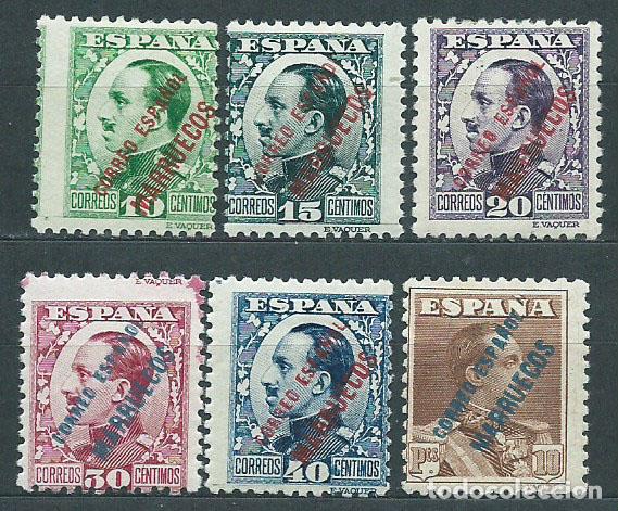 Briefmarken: Tanger Correo 1930 Edifil 64/69 * Mh