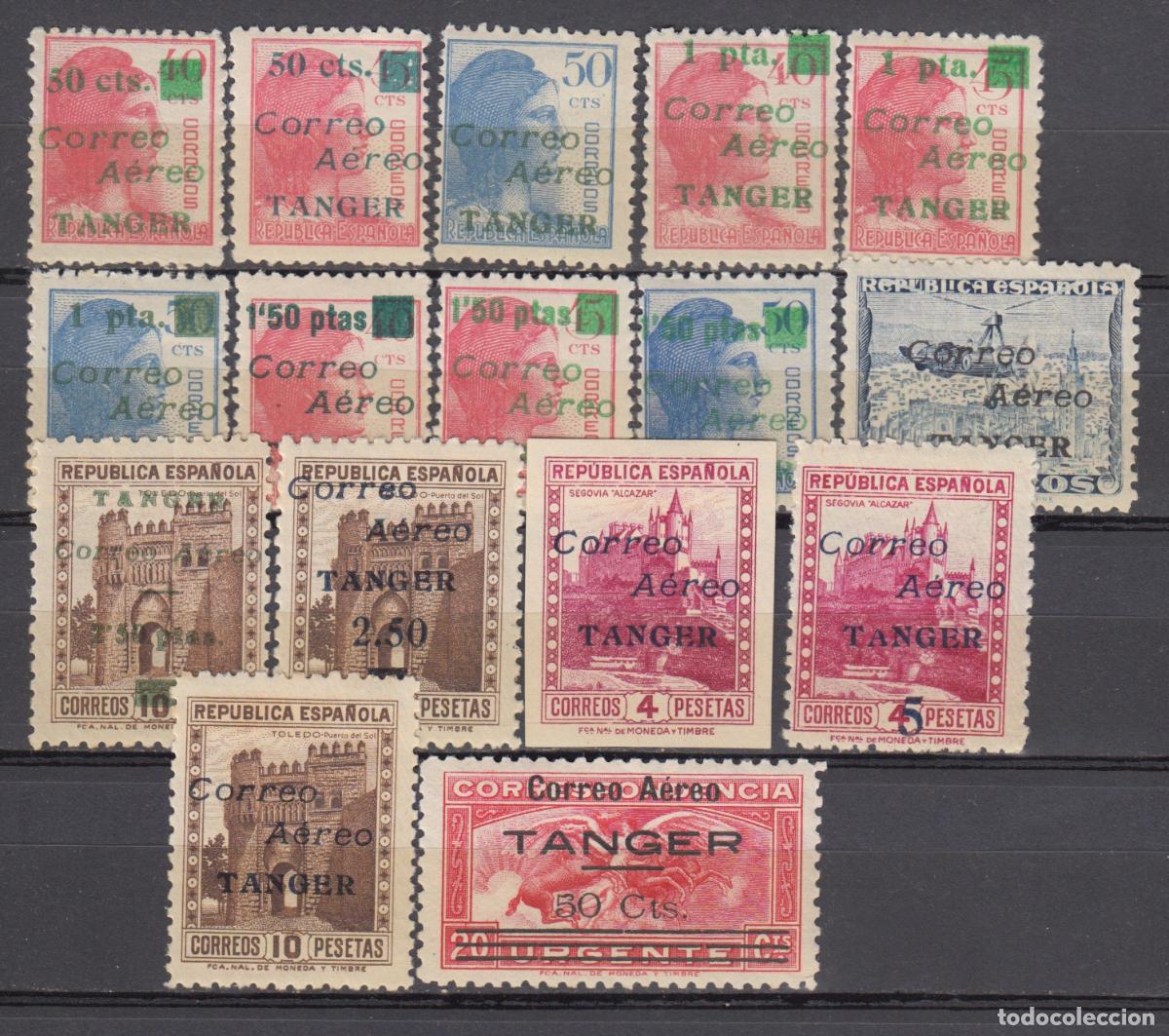 Briefmarken: Tanger Correo 1940 Edifil NE 10/25 * Mh