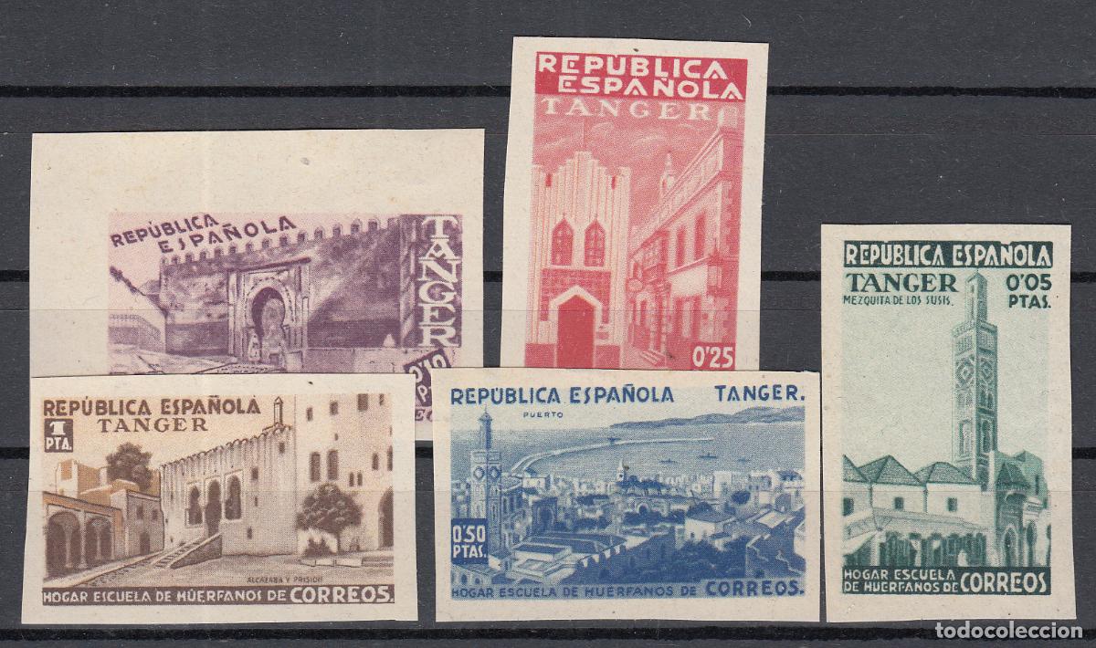 Briefmarken: Tanger Beneficencia 1937 Edifil 1/5s (*) Mng