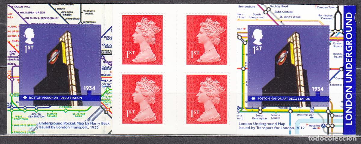Briefmarken: Gran Breta&ntilde;a - Correo 2013 Yvert 3795 Carnet ** Mnh Metro