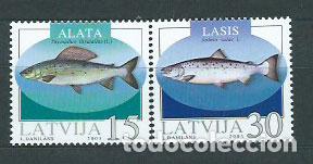 Briefmarken: Letonia - Correo 2003 Yvert 564/5 ** Mnh Fauna Peces