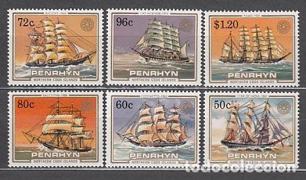 Sellos: Penrhyn - Correo Yvert 284/9 ** Mnh Barcos