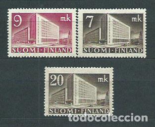 Sellos: Finlandia - Correo 1943 Yvert 265/67 * Mh
