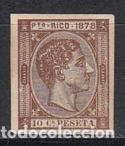 Sellos: Puerto Rico Sueltos 1878 Edifil 19s * Mh Bonito