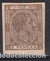 Sellos: Puerto Rico Sueltos 1878 Edifil 22s * Mh