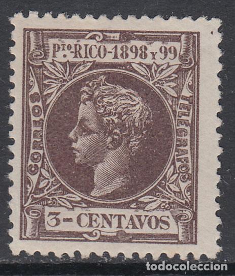 Sellos: Puerto Rico Sueltos 1898 Edifil 137 * Mh