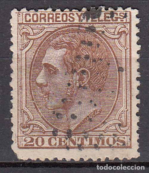 Stamps: Espa&ntilde;a Reinado Alfonso XII 1879 Edifil 203 usado