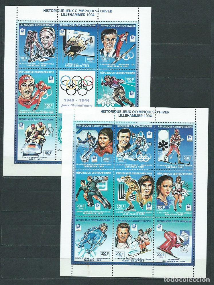 Stamps: Centroafrica - Correo Yvert 928/44 ** Mnh Olimpiadas deLillehammer