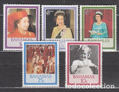 Stamps: Bahamas - Correo 1986 Yvert 590/94 ** Mnh Isabel II
