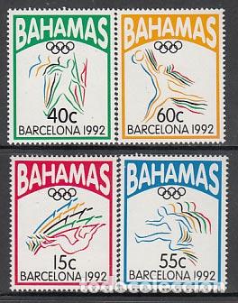 Stamps: Bahamas - Correo 1992 Yvert 773/6 ** Mnh Olimpiadas de Barcelona