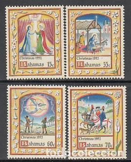 Stamps: Bahamas - Correo 1992 Yvert 779/82 ** Mnh Navidad