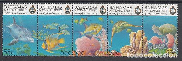 Stamps: Bahamas - Correo 1999 Yvert 975/9 ** Mnh Fauna marina