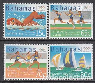 Stamps: Bahamas - Correo 2000 Yvert 1041/4 ** Mnh Olimpiadas de Sydney