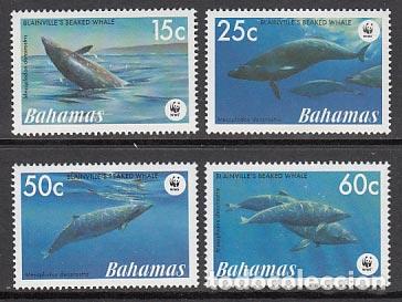 Stamps: Bahamas - Correo 2007 Yvert 1268/71 ** Mnh Fauna cet&aacute;ceos
