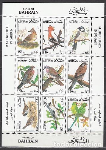 Stamps: Bahrain - Correo Yvert 412/20 ** Mnh Fauna aves