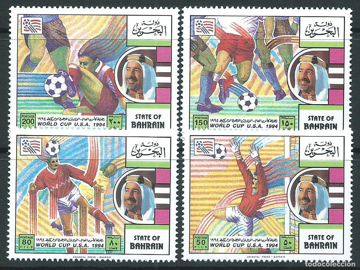 Stamps: Bahrain Correo Yvert 525/28 ** Mnh Deportes - F&uacute;tbol