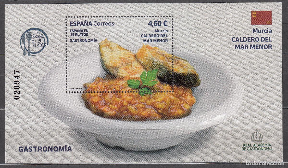 Stamps: Espa&ntilde;a II Centenario Correo 2024 Edifil 5749 ** Mnh Caldero del Mar Menor