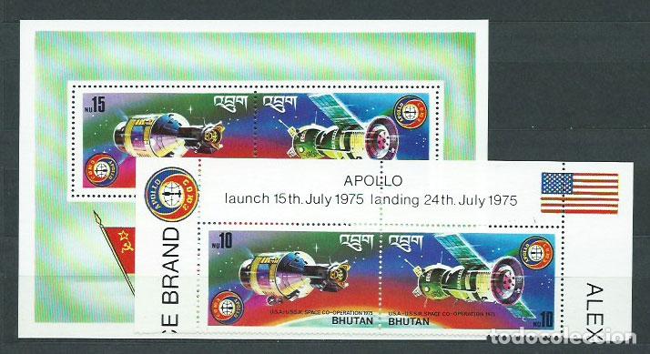 Stamps: Bhutan - Correo Yvert 456A+Hb 64 ** Mnh Astro